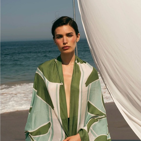 Juan De Dios, De La Falaise Sarong. Silk & Cotton. Gorgeous! - Picture 2 of 2